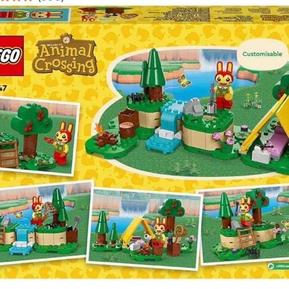 Lego Animal Crossing Bunnie's Outdoor Activities Set 77047 Ages 6+, NIB